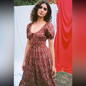 Christy Dawn Brynne Dress Rouge Rosette